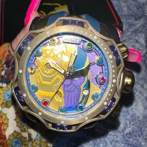 Invicta Marvel Thanos Men's 52.5mm Stainless Steel Watch limited edition